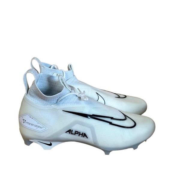 Nike Alpha Menace Elite Football Cleat‎ Men White Platinum DM1792-109 Size 16 main image 7